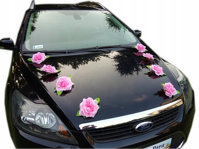 

DS160 /C * Dekoracja na samochód na ślub, ślubna