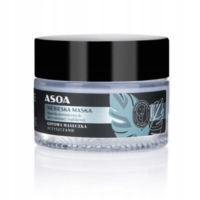 Asoa, modrá maska pro aknózní pleť, 50 ml