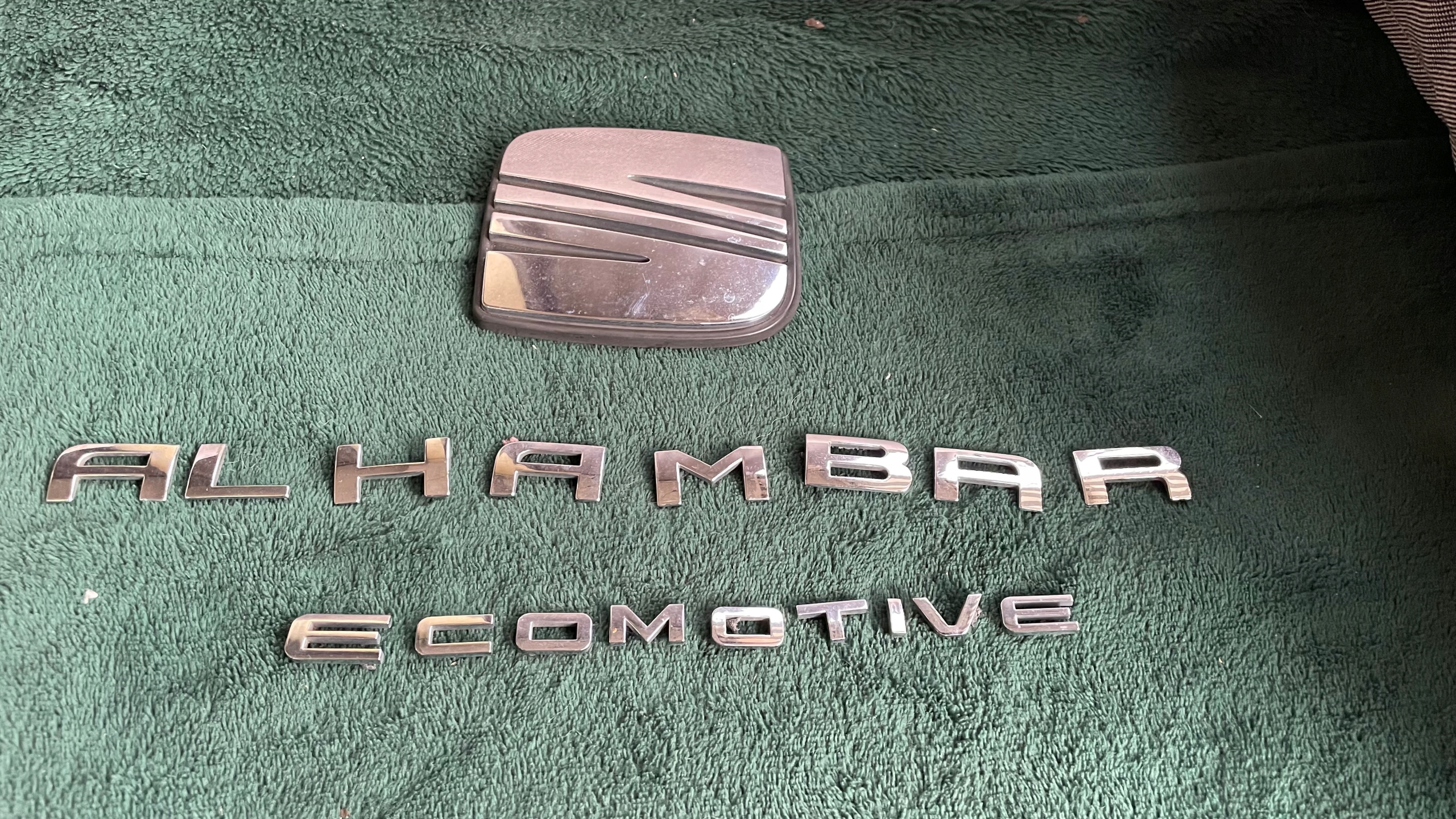 SEAT ALHAMBRA ECOMOTIVE ЕМБЛЕМА НАПИС ЛОГОТИП