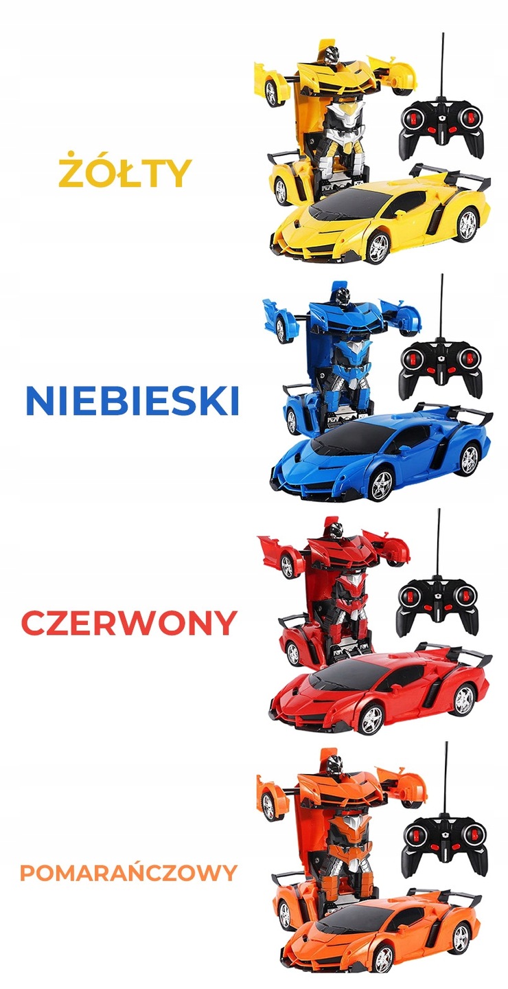 TRANSFORMUJÚCI ROBOT AUTO LED ZVUK Séria ROBOT - AUTO