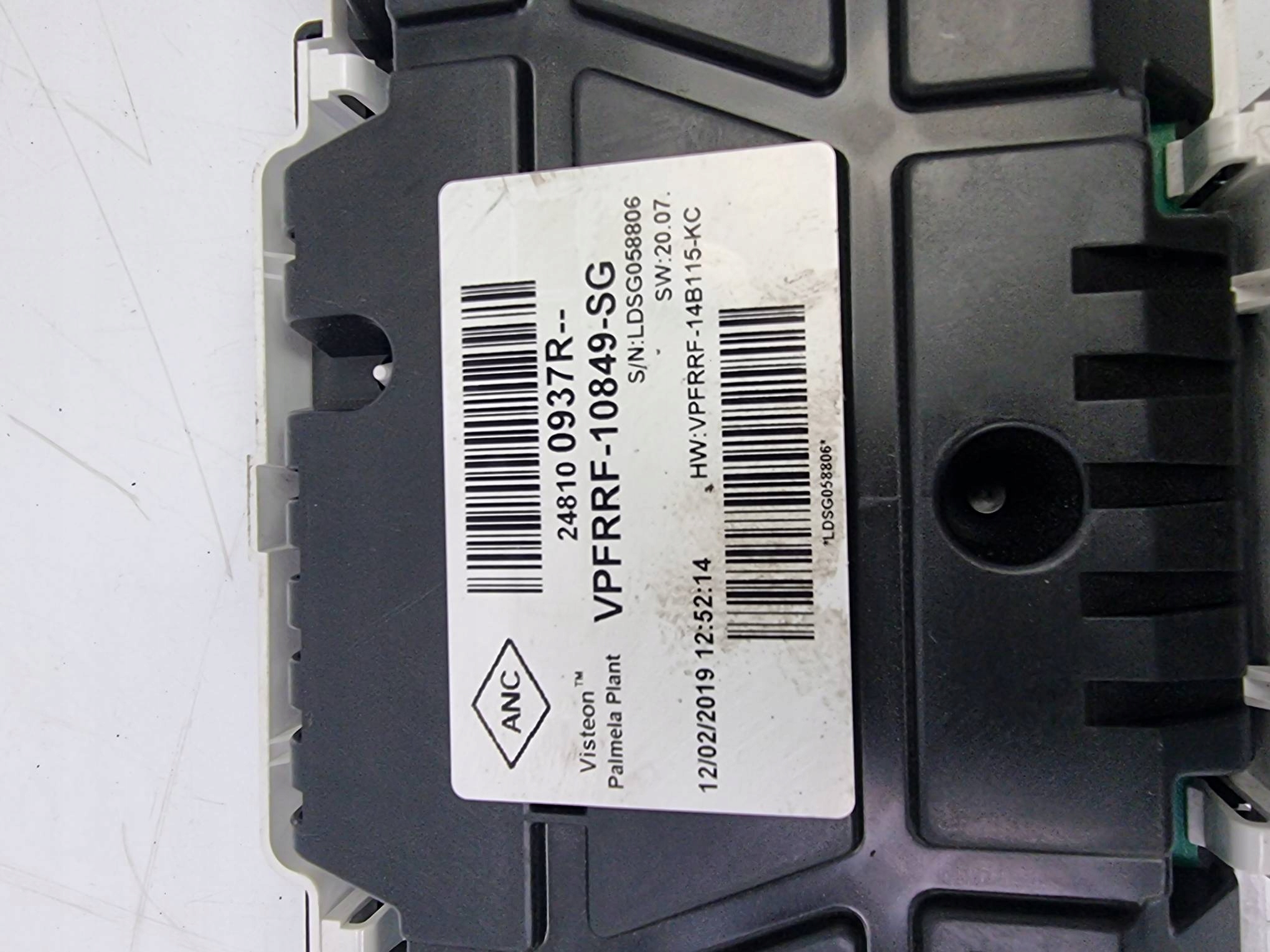 dials clock 248100937R RENAULT TRAFIC III