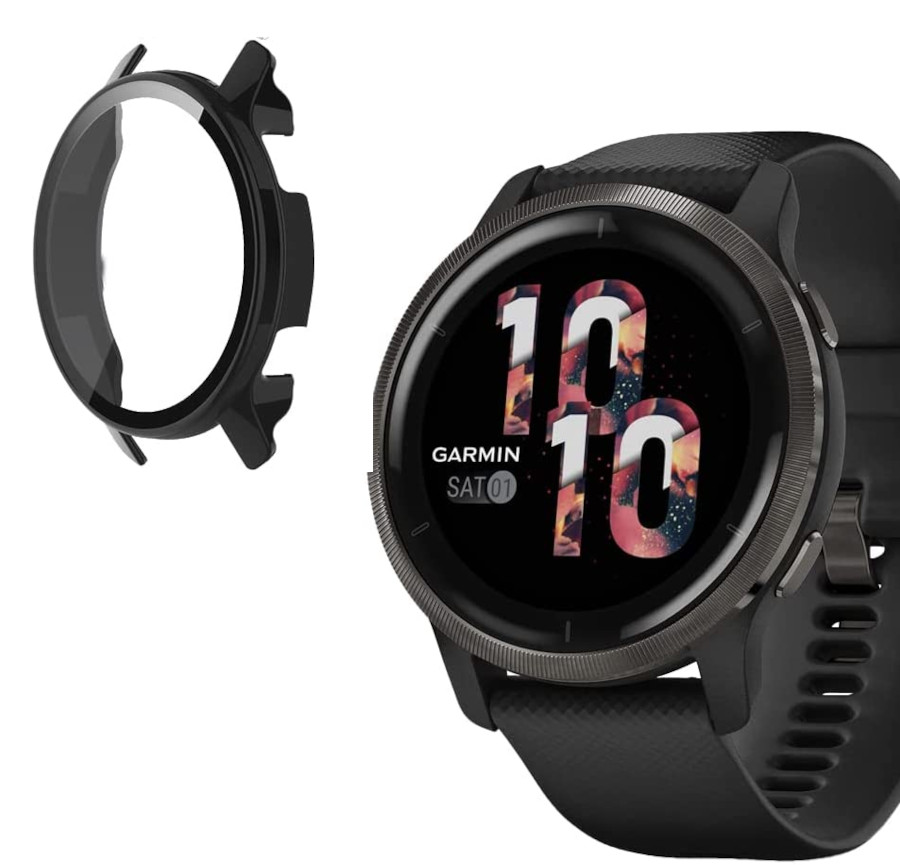 

Etui ze szkłem Case do Garmin Venu 2 Vivoactive 4