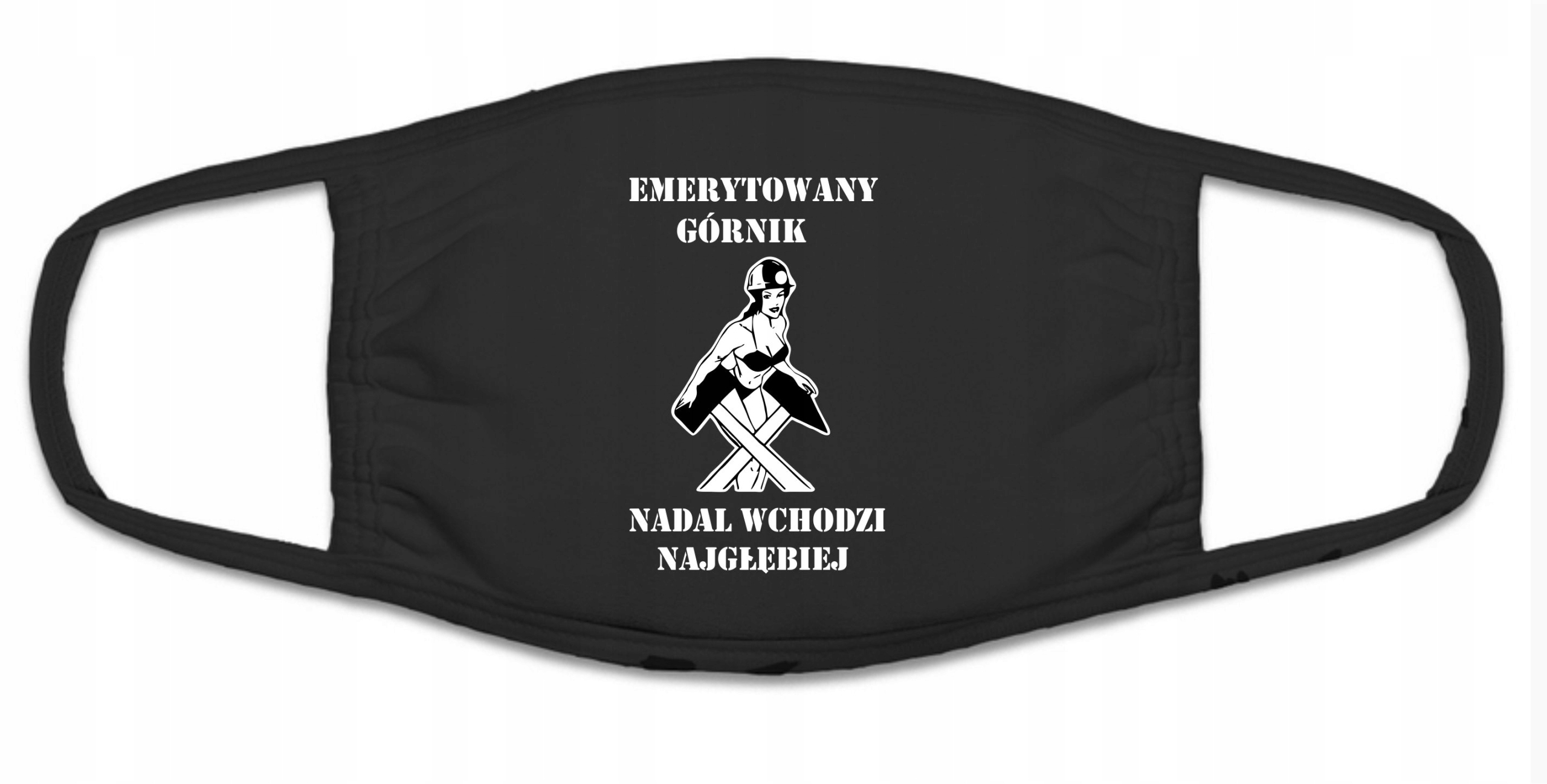 

maseczka 3warstwowa dzień górnika Barbórka+ Gratis