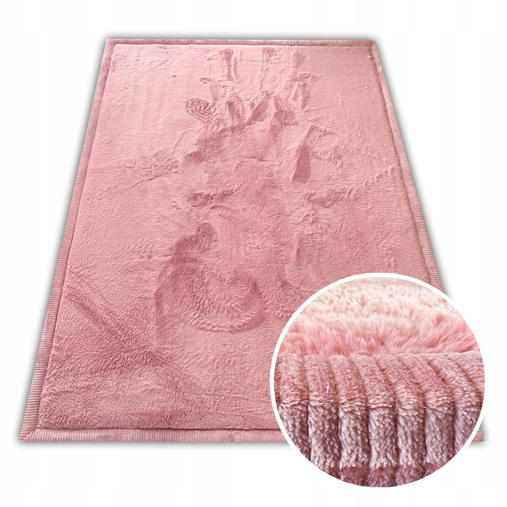 Koberec Puffy Soft 140X200 Protiskluzový Měkký Rabbit Silný Komfort