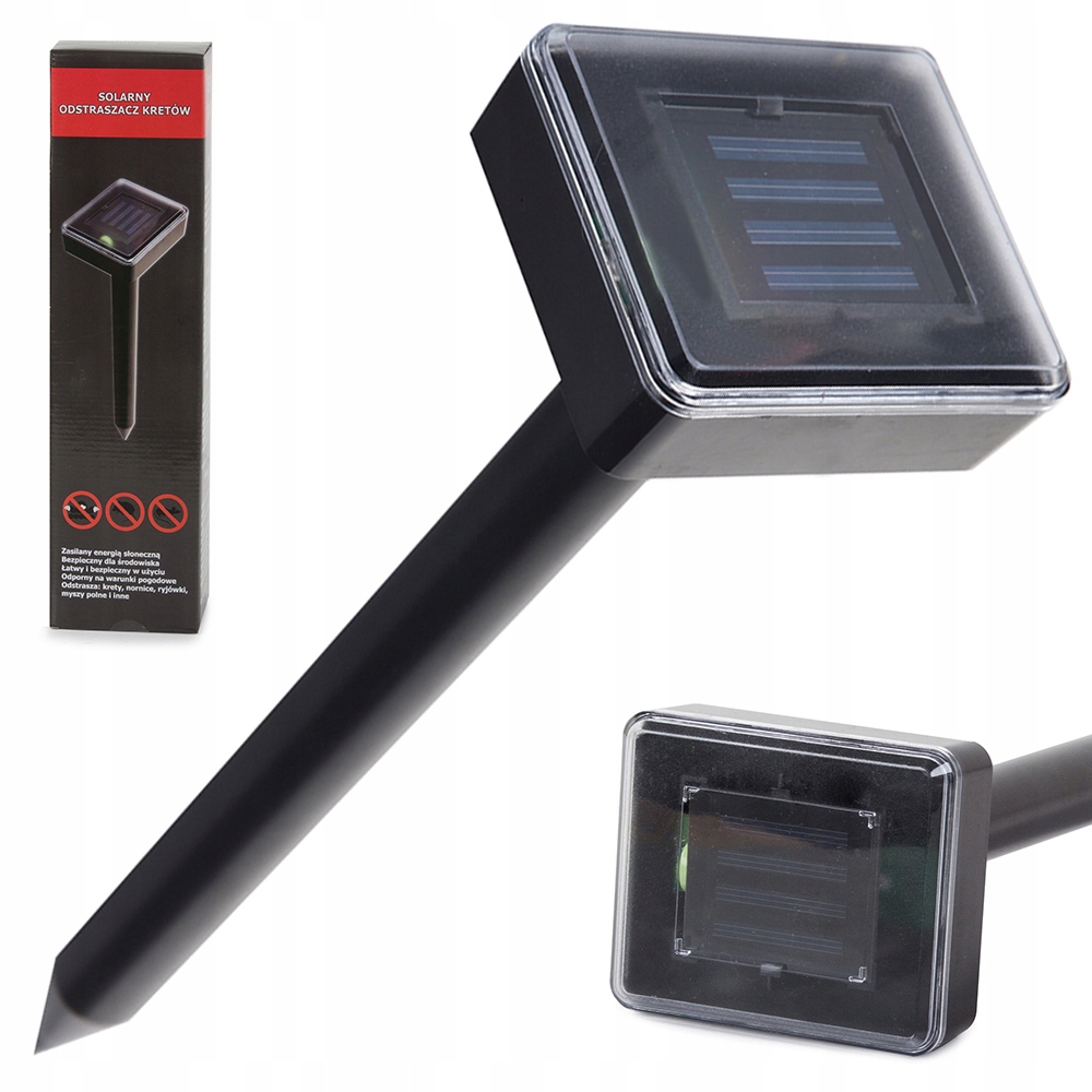 

Solarny Odstraszacz Gryzoni Kretów Wodoodporny