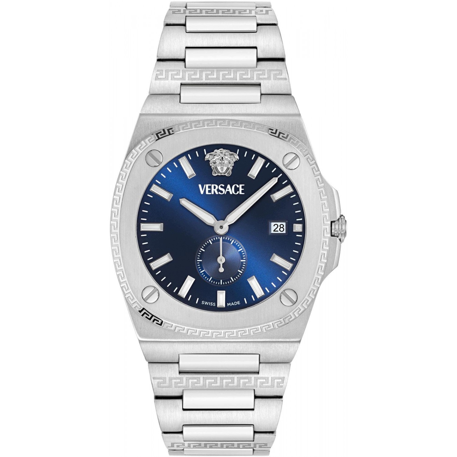 Zegarek Męski Versace VE0V00225 srebrny