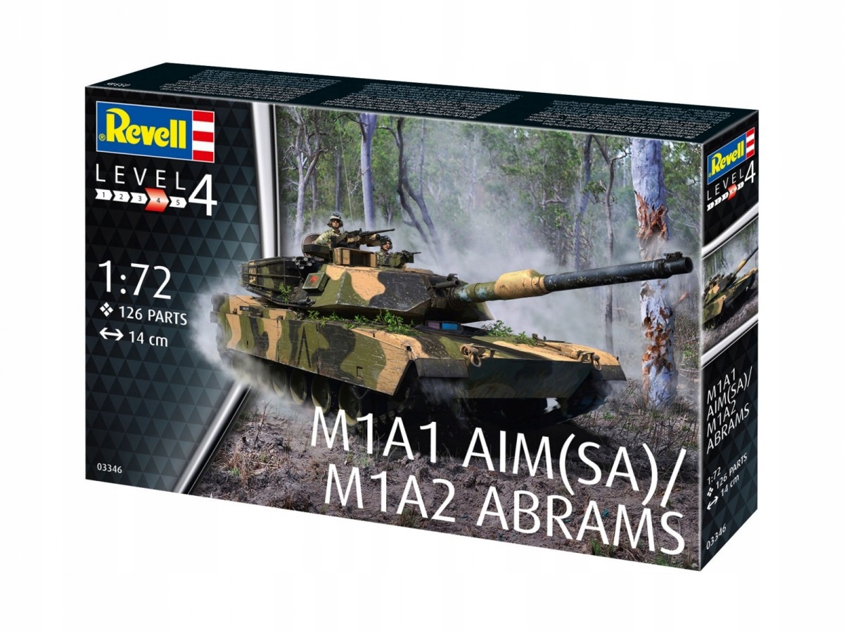 Revell Model plastový M1A2 Abrams 1/72
