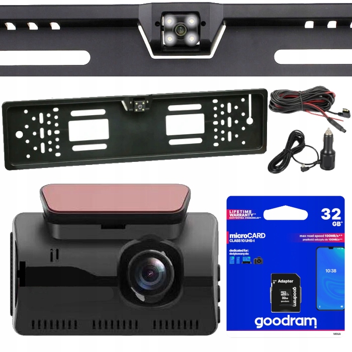 

Rejestrator Jazdy V300 Kamera Cofania W Ramce 32GB