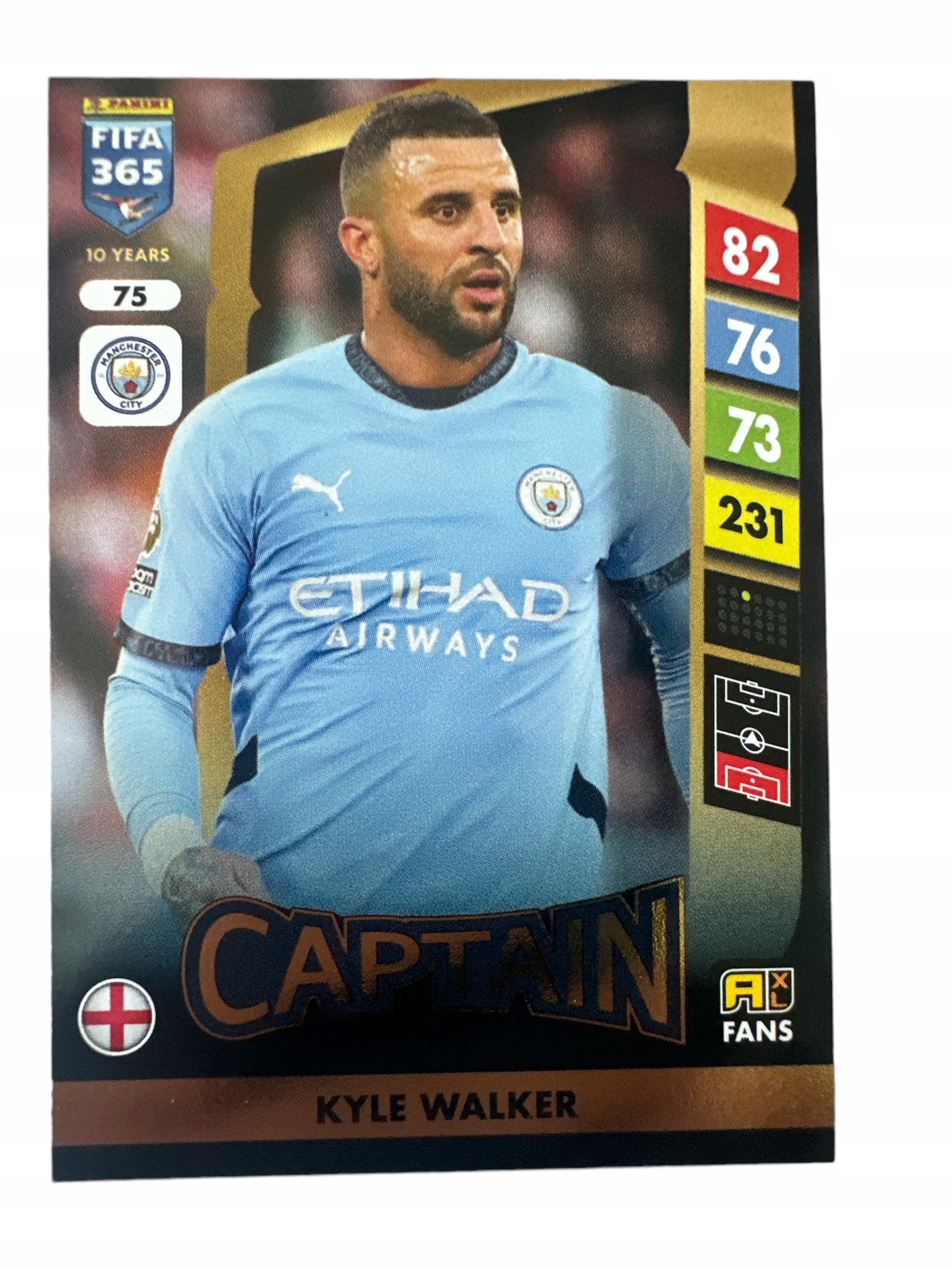 Fifa 365 2025 Adrenalyn XL Panini Fans Manchester C Nr 75 Walker