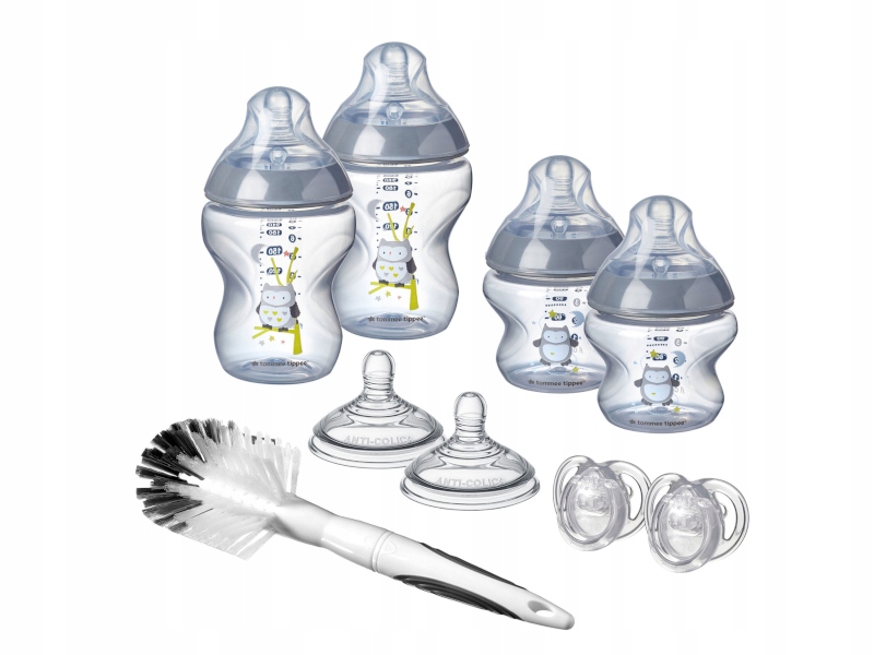 

Tommee Tippee Zestaw Butelki Szczotka Smoczki B
