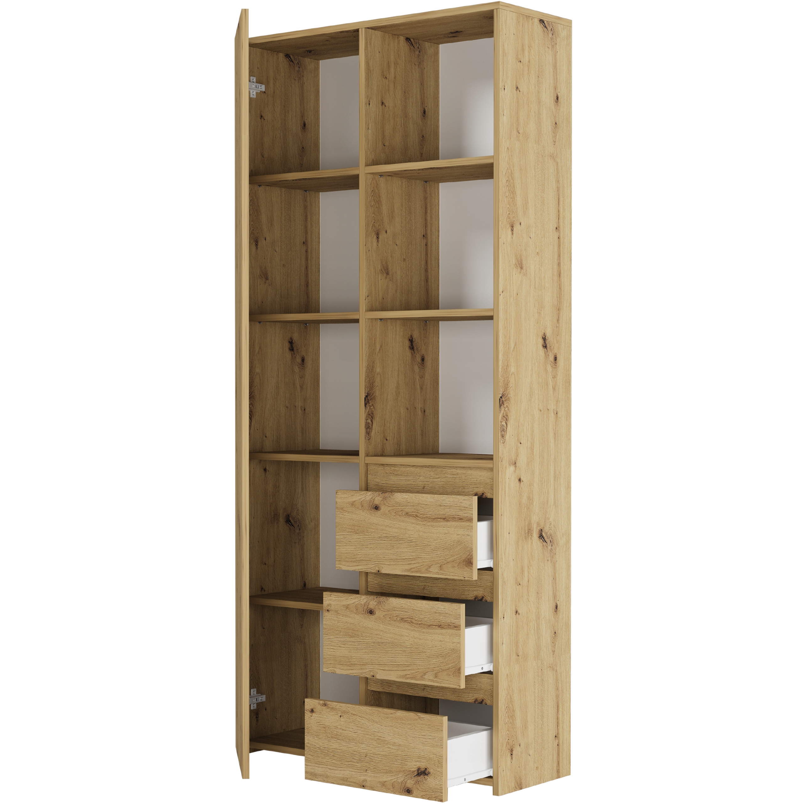 REGAŁ KSIĄŻKI BIUROWY 3 SZUFLADY B-80-S3 ARTISAN