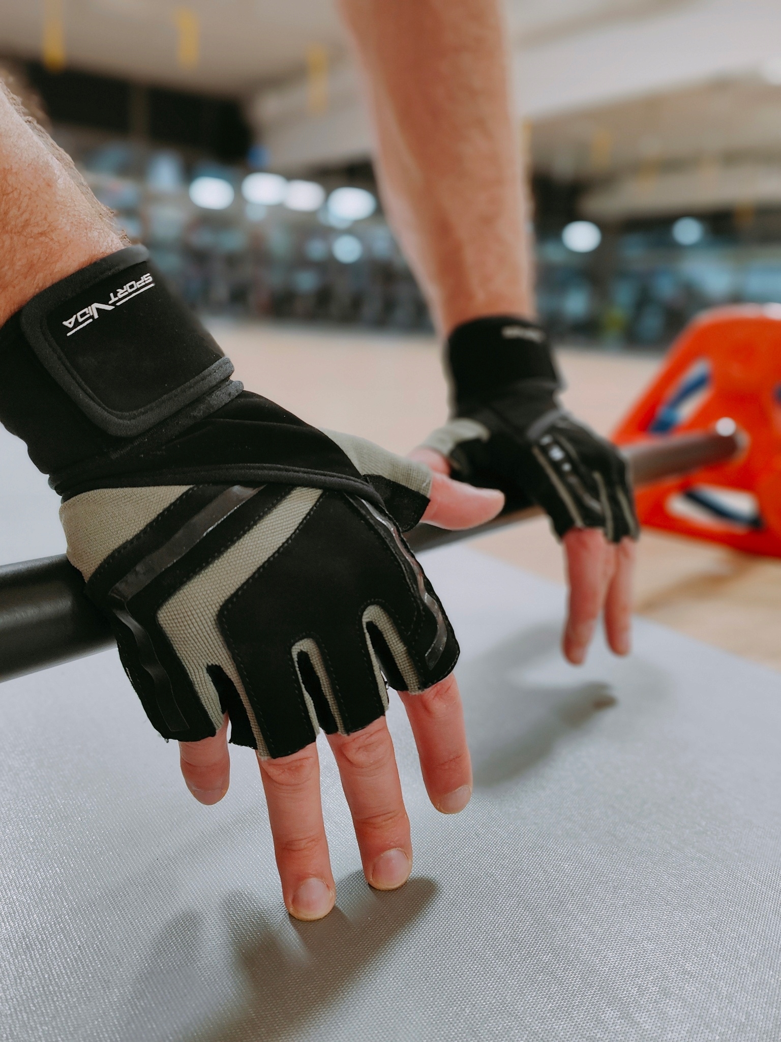 RĘKAWICE FITNESS NA SIŁOWNIĘ RĘKAWICZKI TRENINGOWE SPORTVIDA L Płeć produkt uniseks