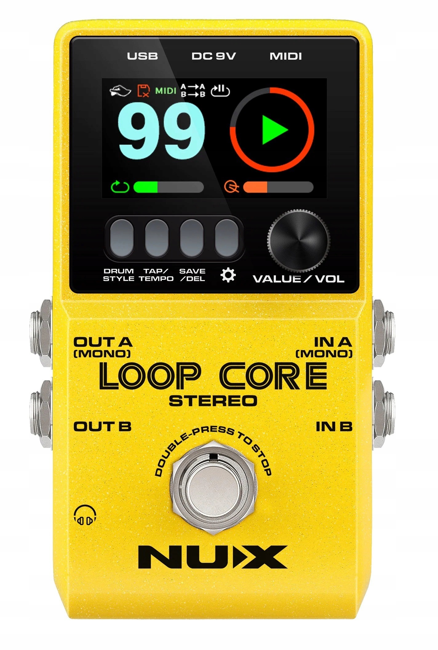 Nux Loop Core Stereo Efekt Looper Pro Kytaru