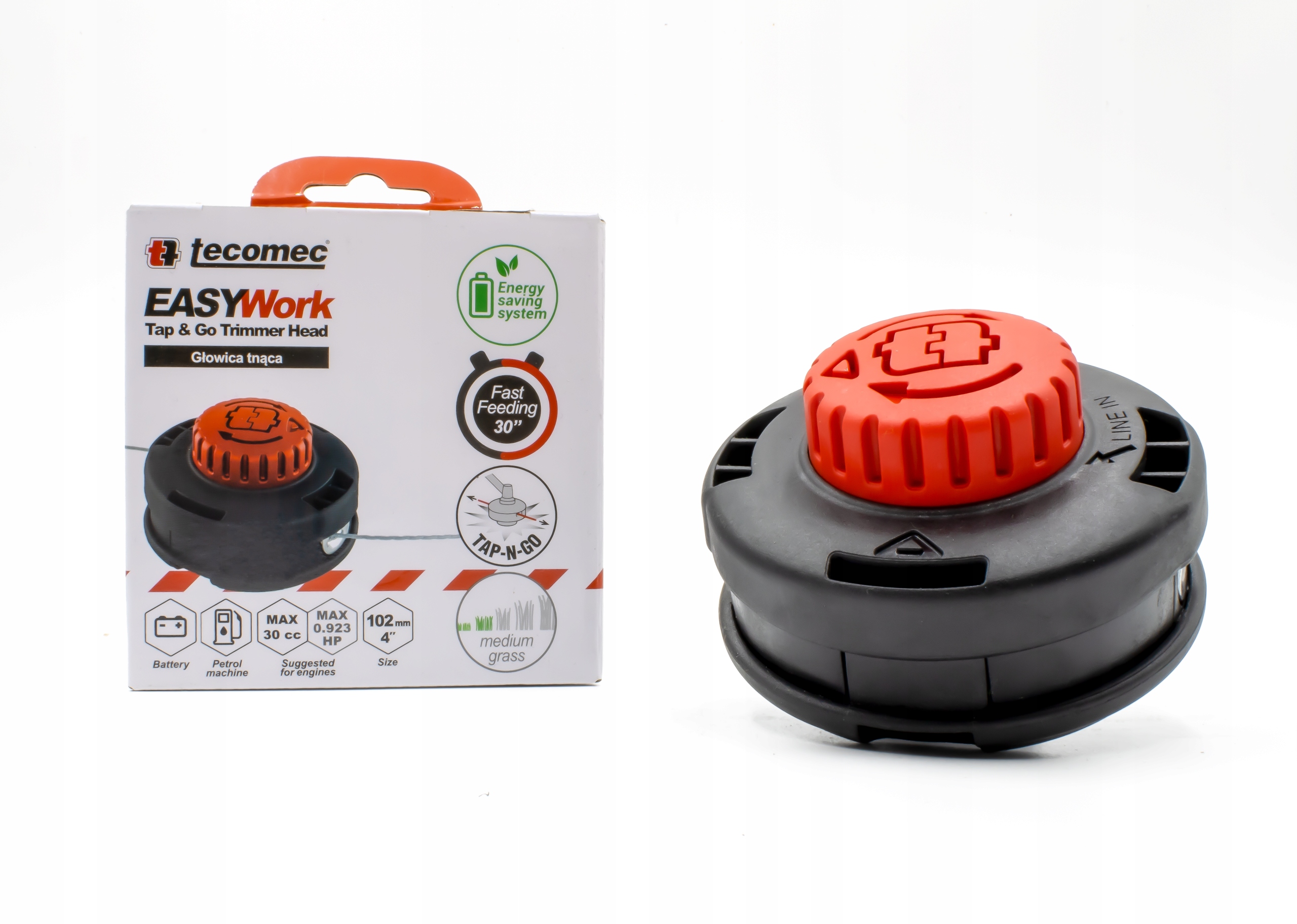 

Głowica żyłkowa Tecomec EasyFeed M10x1,25LW 102mm