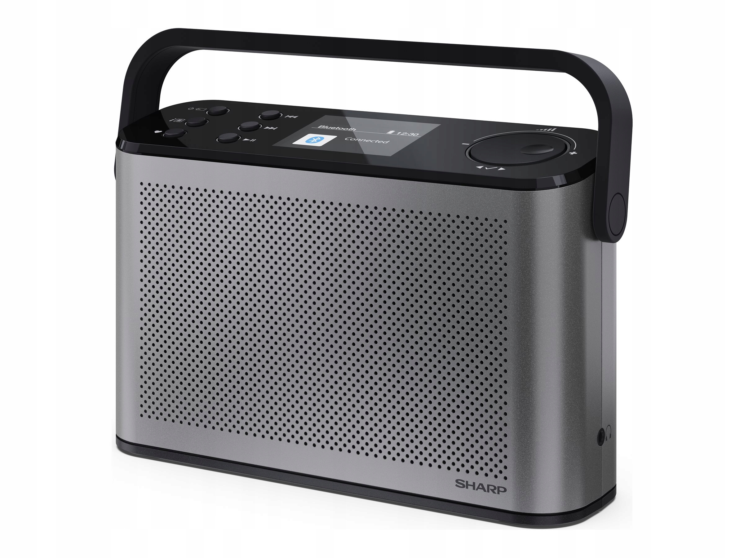 Přenosné digitální rádio Sharp Osaka DR-P540(GY) s Bluetooth, Usb a Fm rádiem