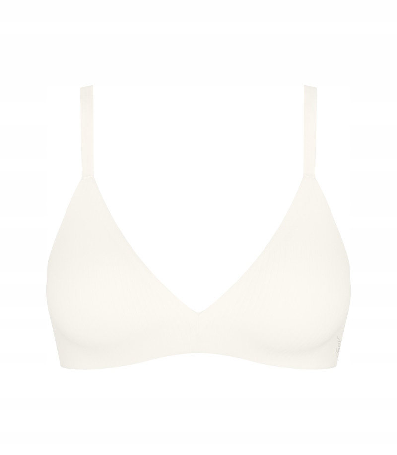U804 Sloggi push-up podprsenka Zero Feel Pure The Up bílá velikost M/L M+