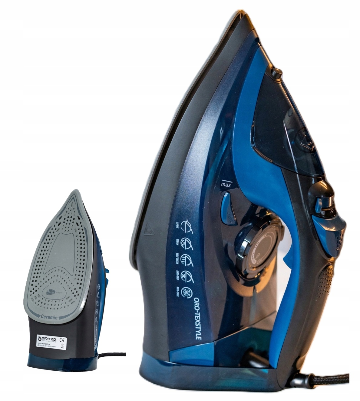 3200W Ceramiczne Żelazko Parowe Oro-texstyle Anti-drip Oromed