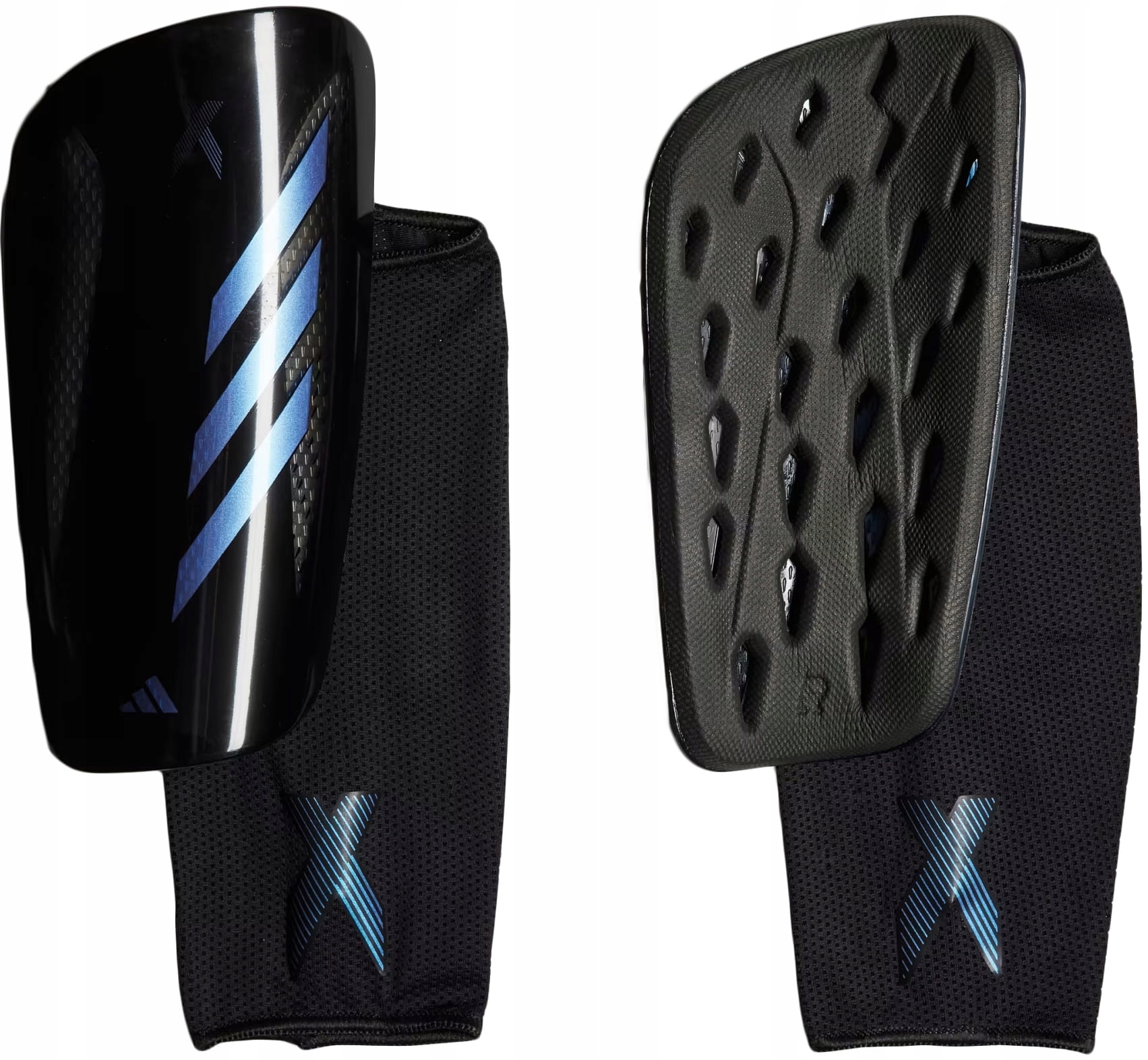 Adidas Ochraniacze piłkarskie ze skarpetami na piszczele golenie Małe