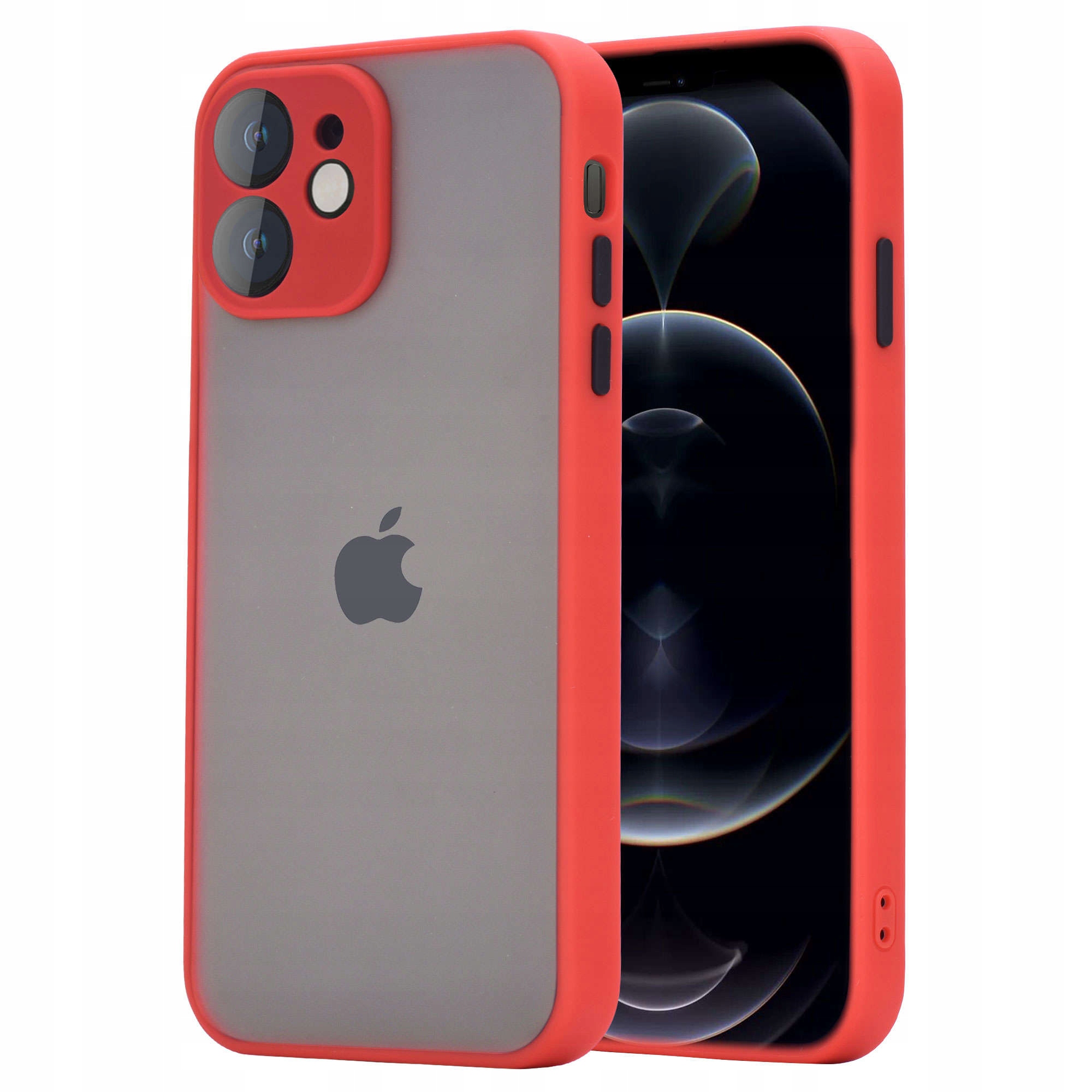 

Etui Ochrona Aparatu Do Iphone 12 Czerwony