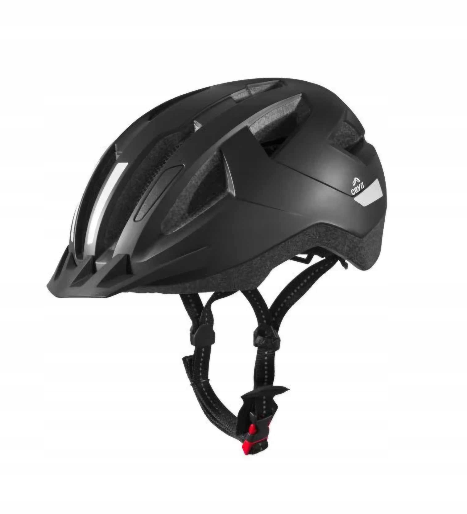 Crivit Kask Rowerowy L/XL 59-63cm z Lampką Tylną Czarny