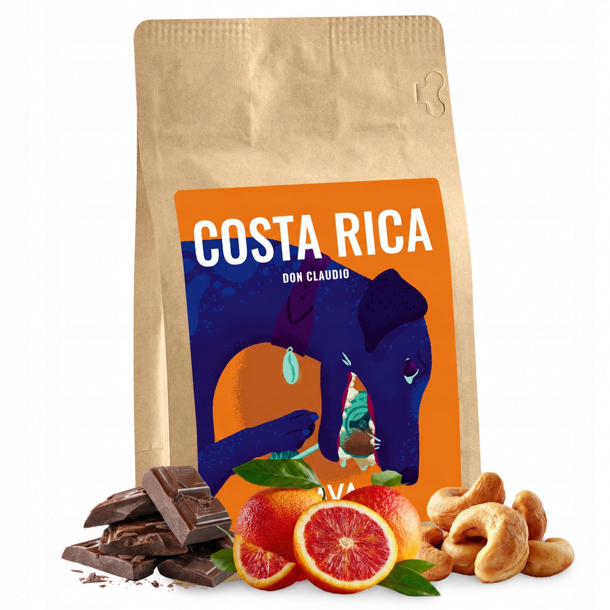 Levně Káva zrnková speciality Costa Rica Don Claudo 500 g přeliv Arabica čerstvá