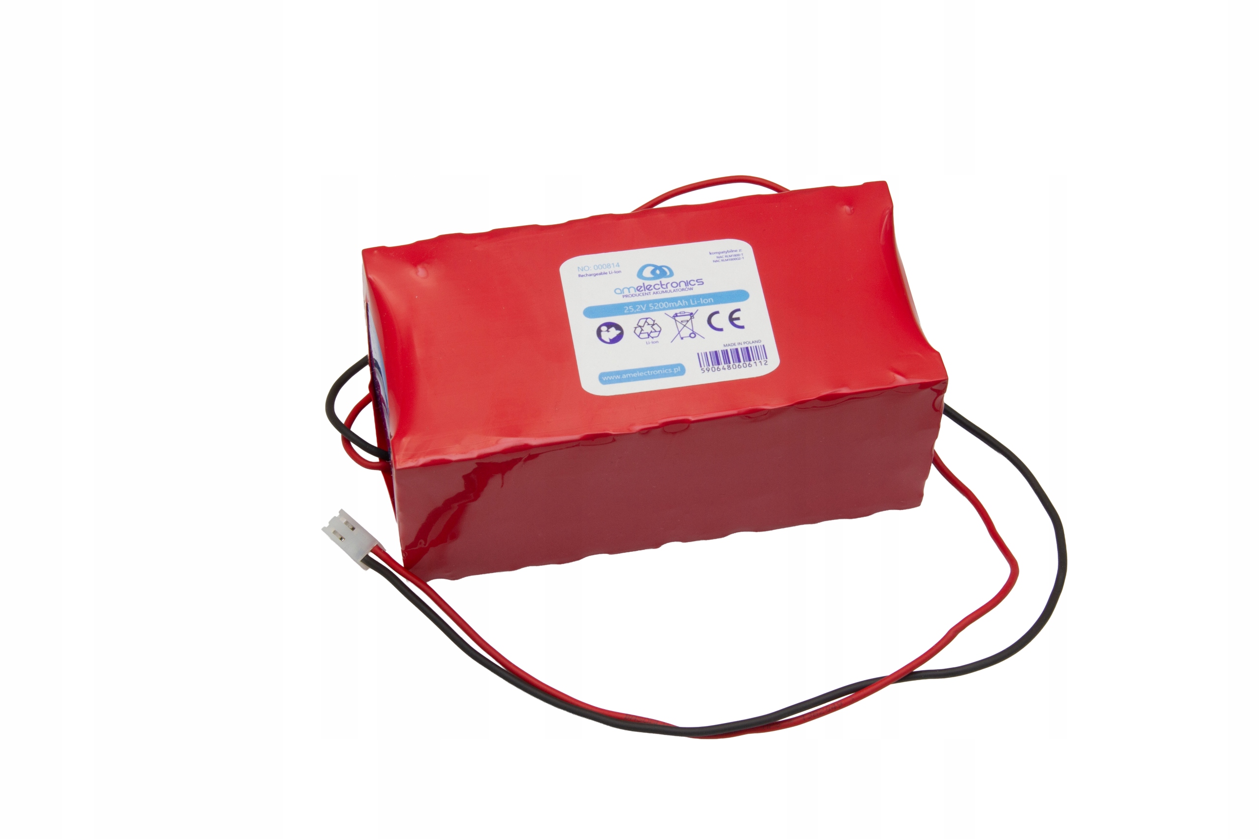 Akumulátor baterie pro sekačku Nac RLM1800-T 25,2V 5,2Ah (0814)