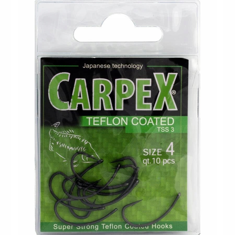Haczyk Carpex Teflon Strong 3, rozm. 2 (10 szt.)