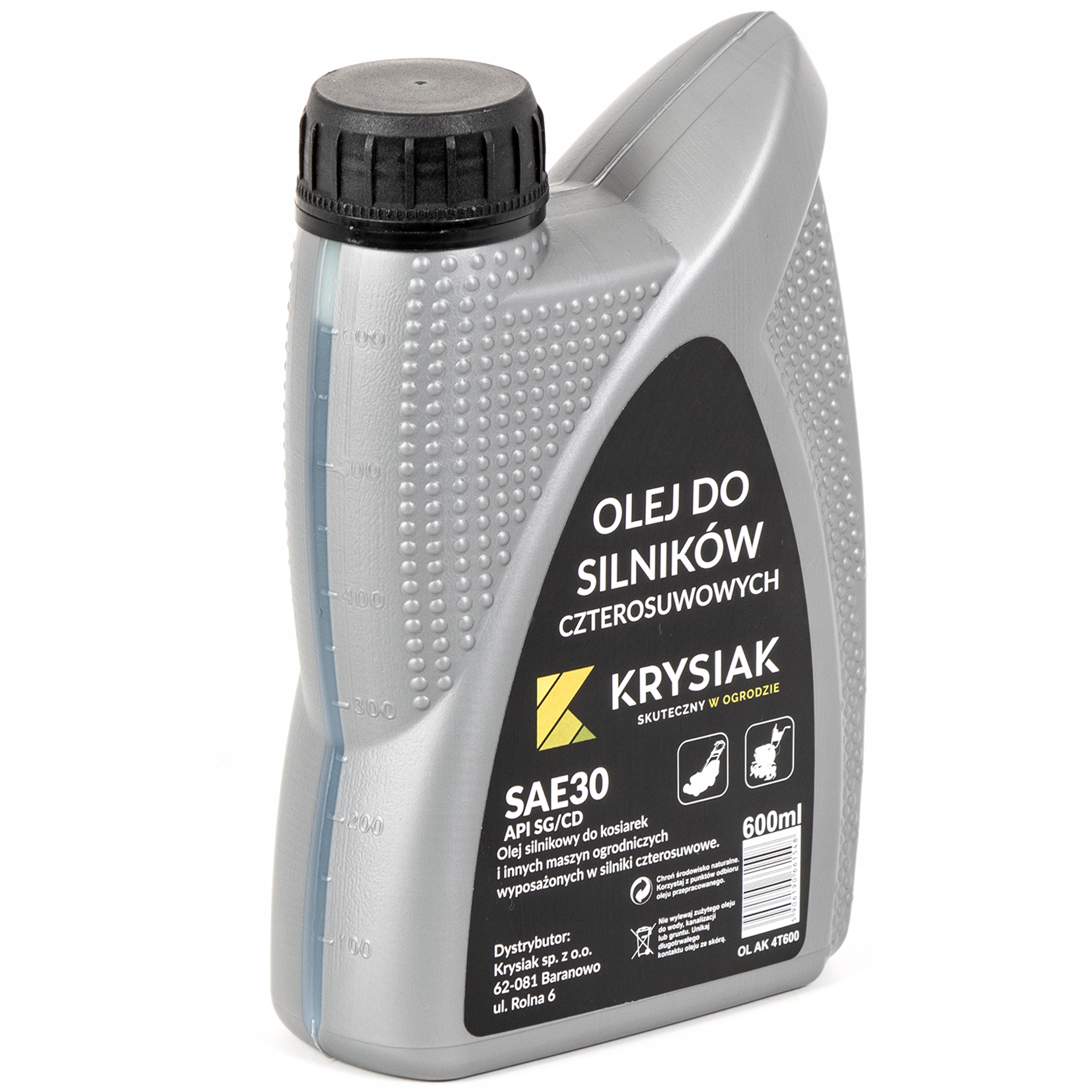 

Olej do silników czterosuwowych Krysiak 600 ml