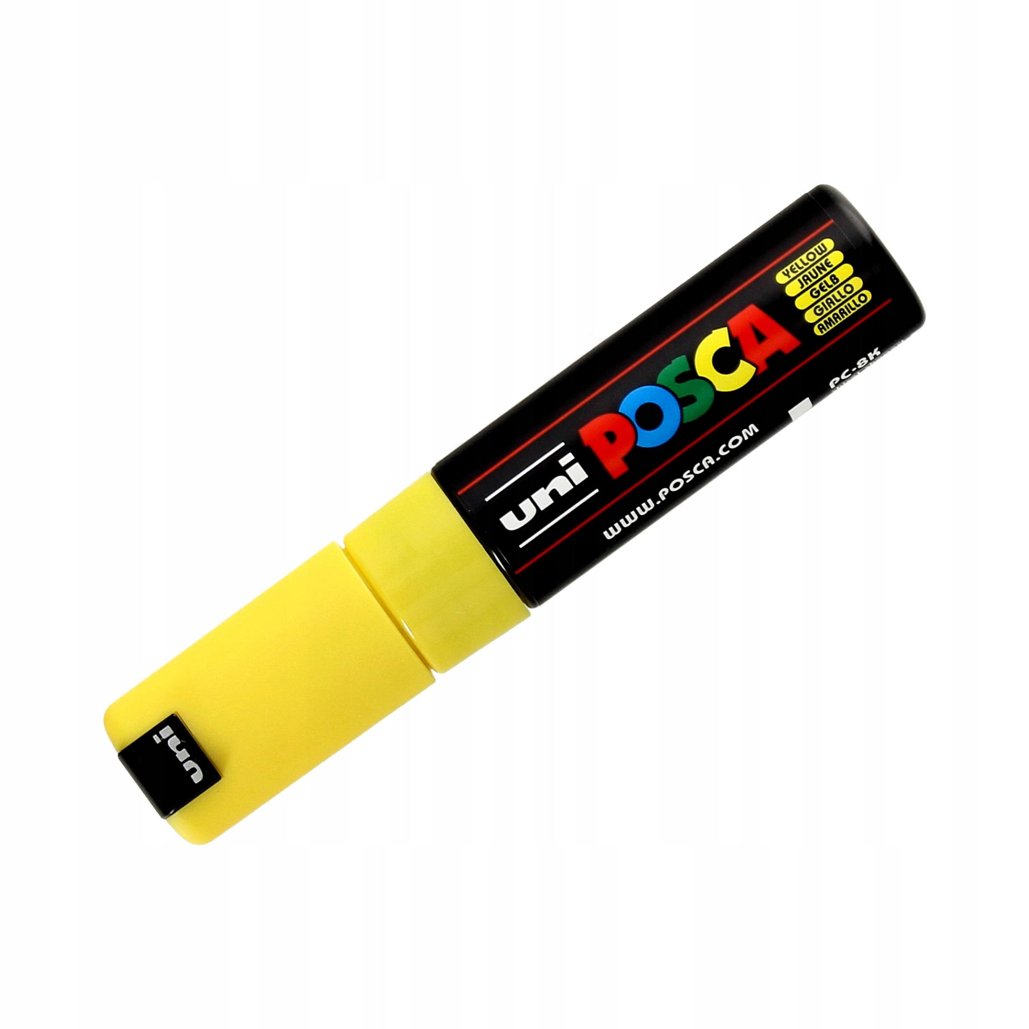 

Marker plakatowy 8mm żółty ścięty Posca PC8K