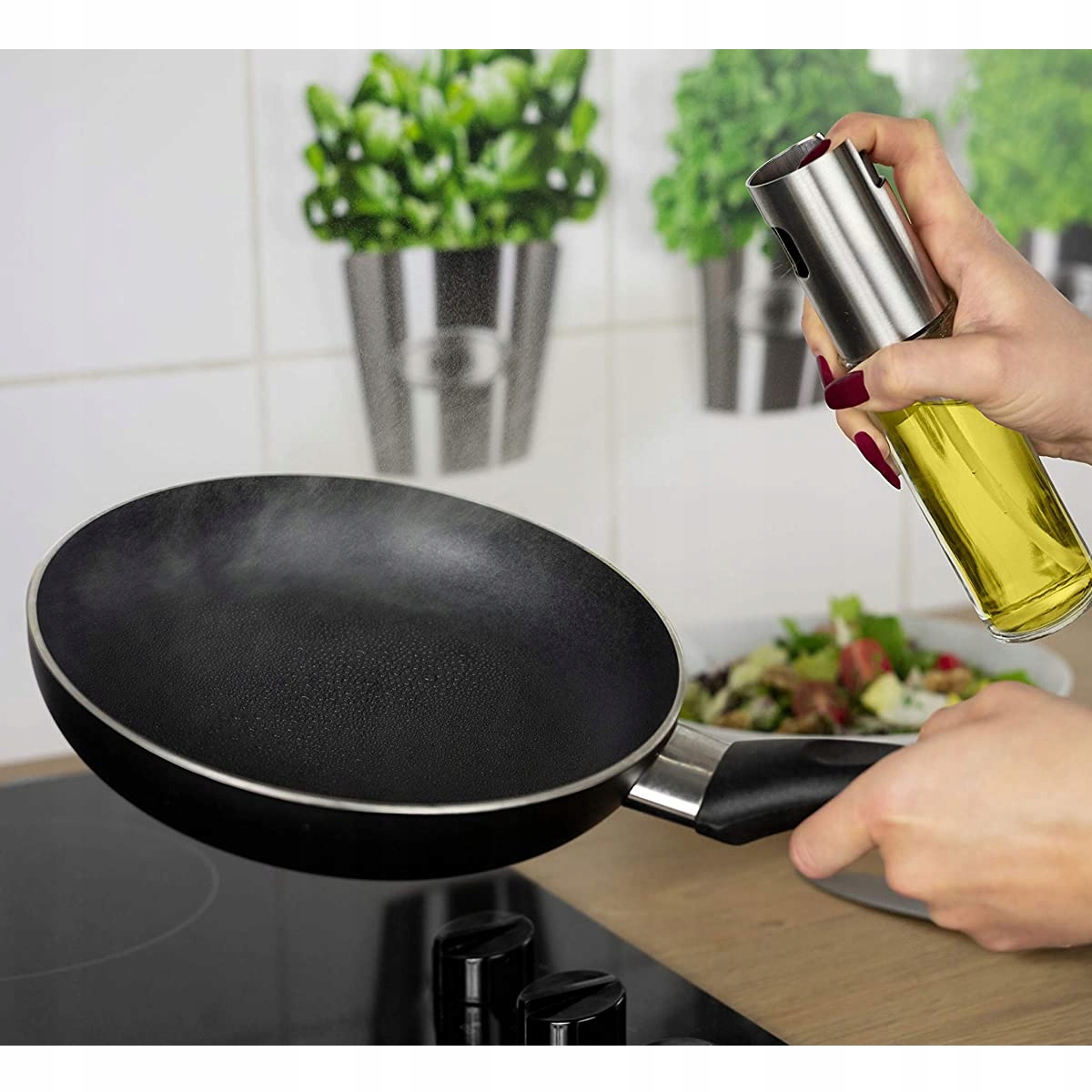 SPRYSKIWACZ DO OLIWY OLEJU OCTU DOZOWNIK W SPRAYU Waga produktu z opakowaniem jednostkowym 0.3 kg