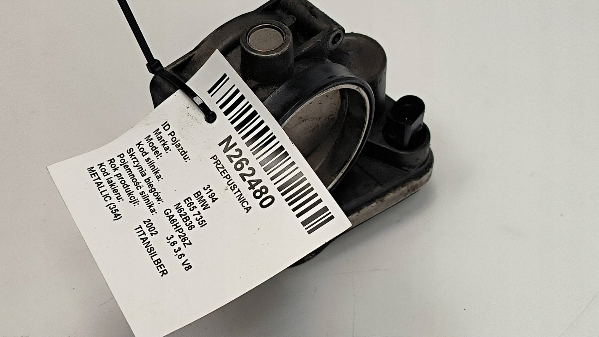 Valvola a farfalla 7506627 3.6 V8 BMW E65 735I