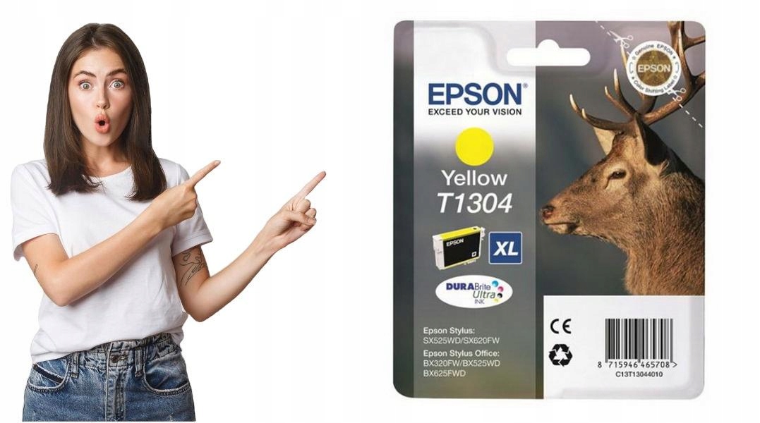 Tusz żółty, Epson T1304