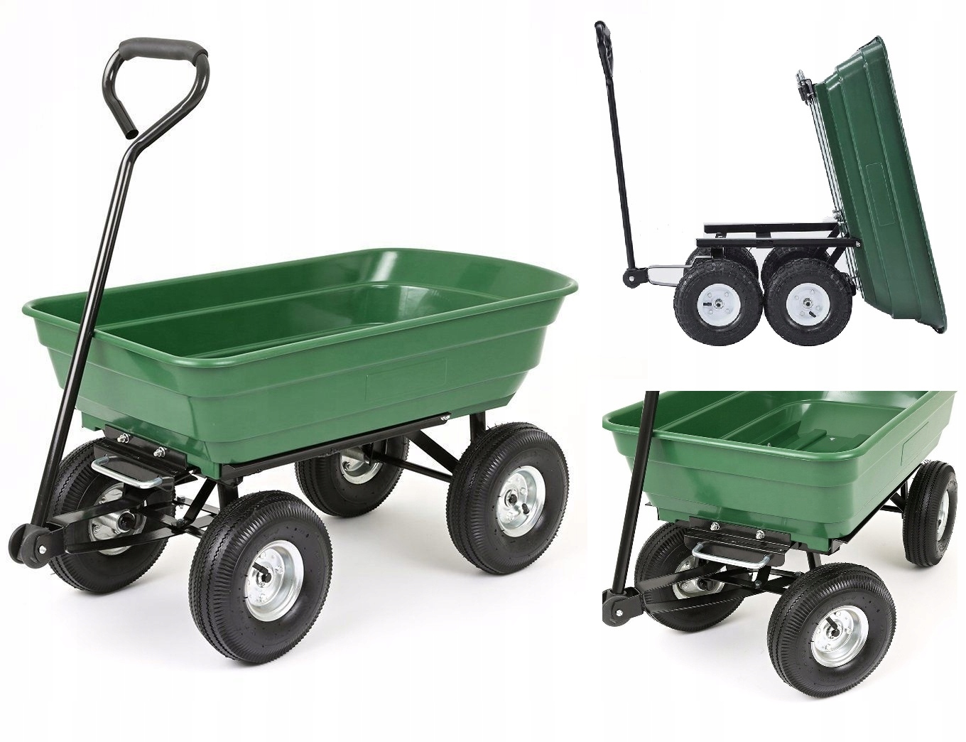 

Taczka Wózek Ogrodowy Transportowy Wywrotka 85l XL