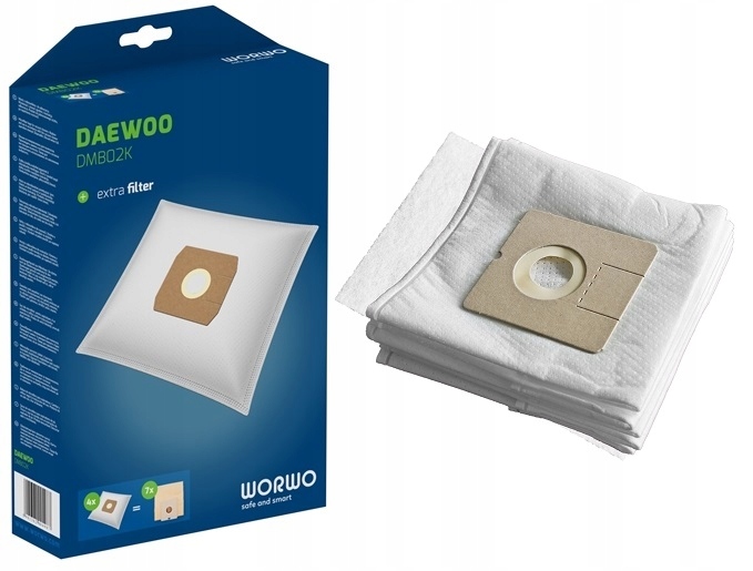 

8x Worki Odkurzacza Daewoo RC220L Clatronic DMB02K