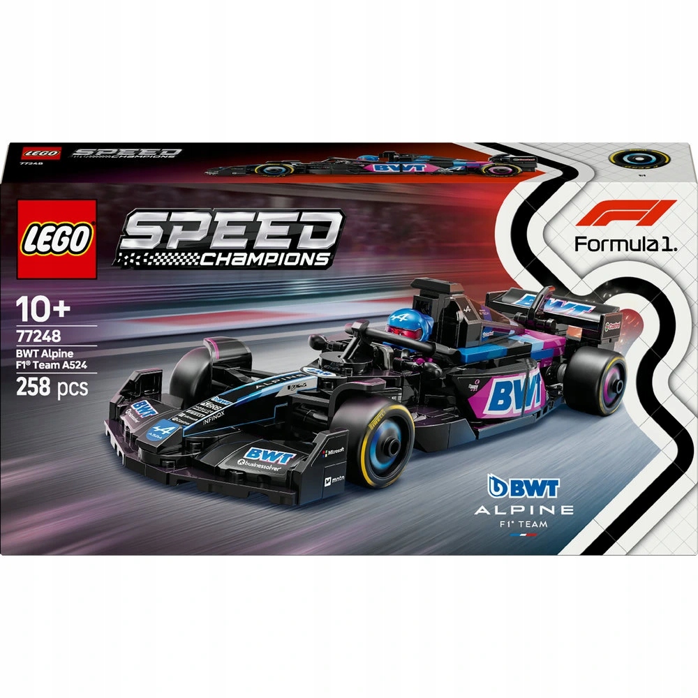 Lego Speed Champions Závodní auto Bwt Alpine F1 Team A524 77248