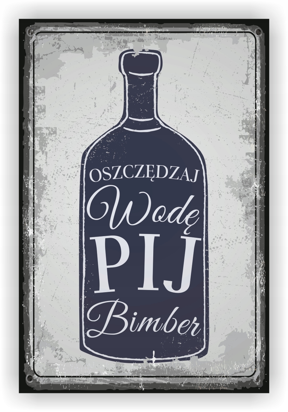 Tabliczka PRL (10) 20x30 cm