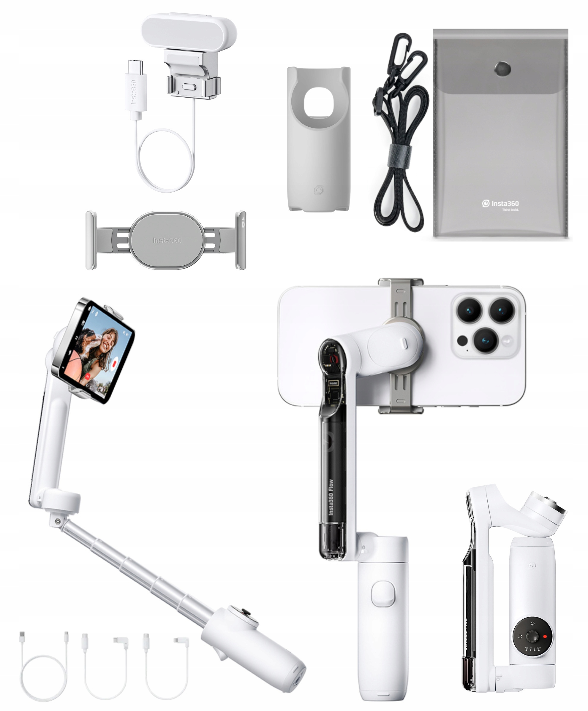 INSTA360 FLOW CREATOR KIT GIMBAL 3 OS DO SMARTFON