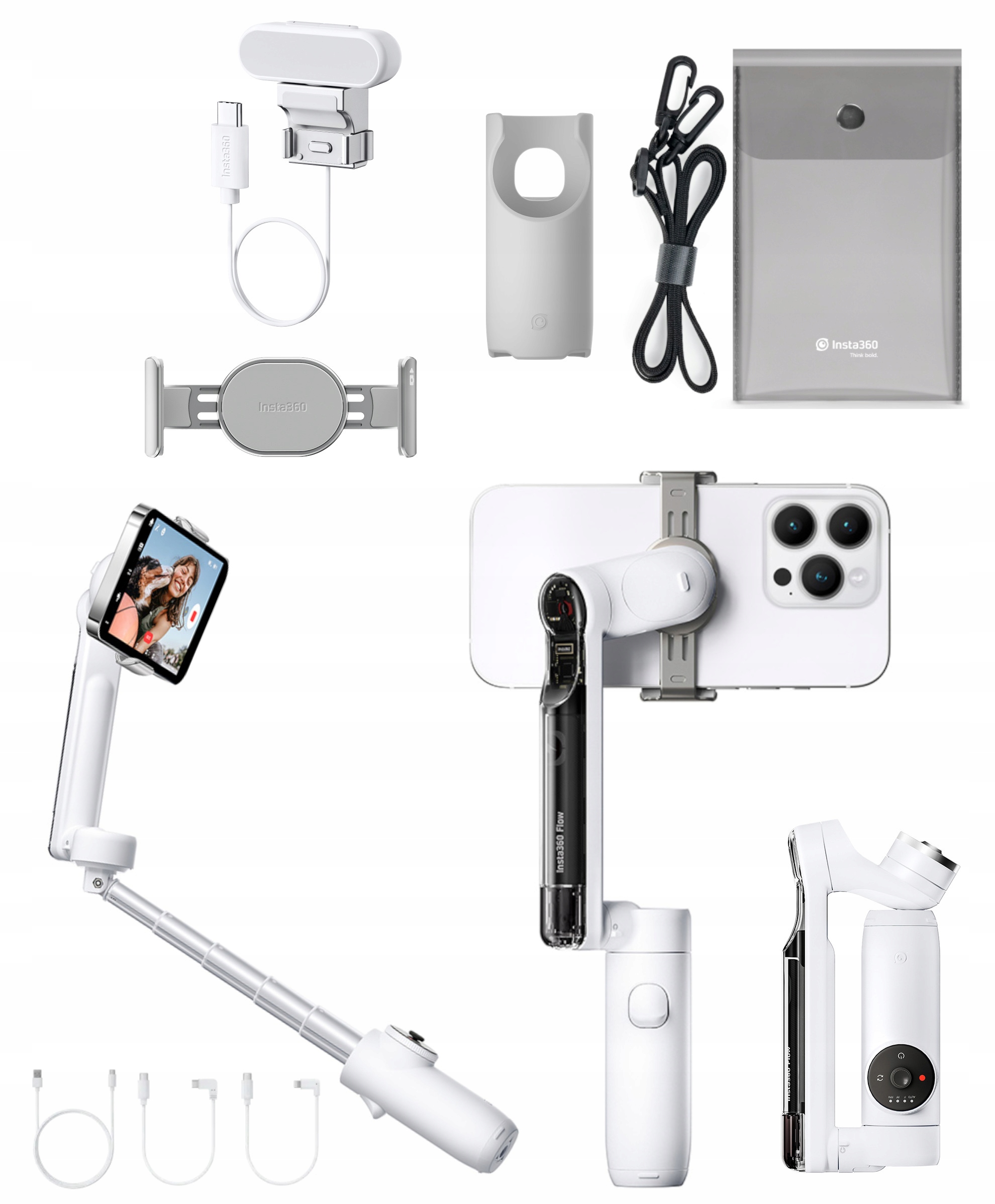 INSTA360 DO w - SMARTFON GIMBAL Sklep, 3 FLOW Opinie, Cena OS CREATOR KIT