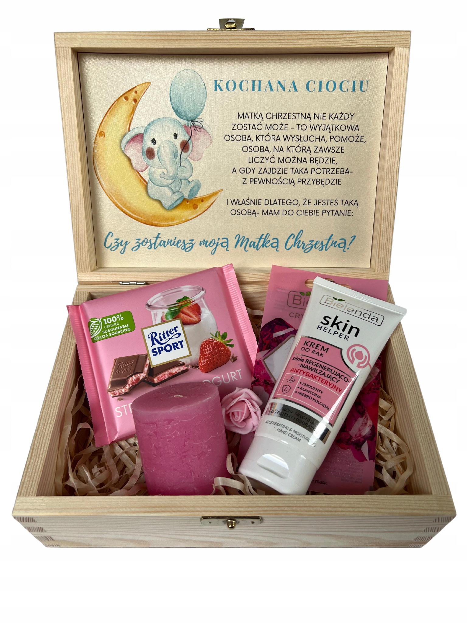 Box Žádost o to, aby byla kmotrou matka chlapec