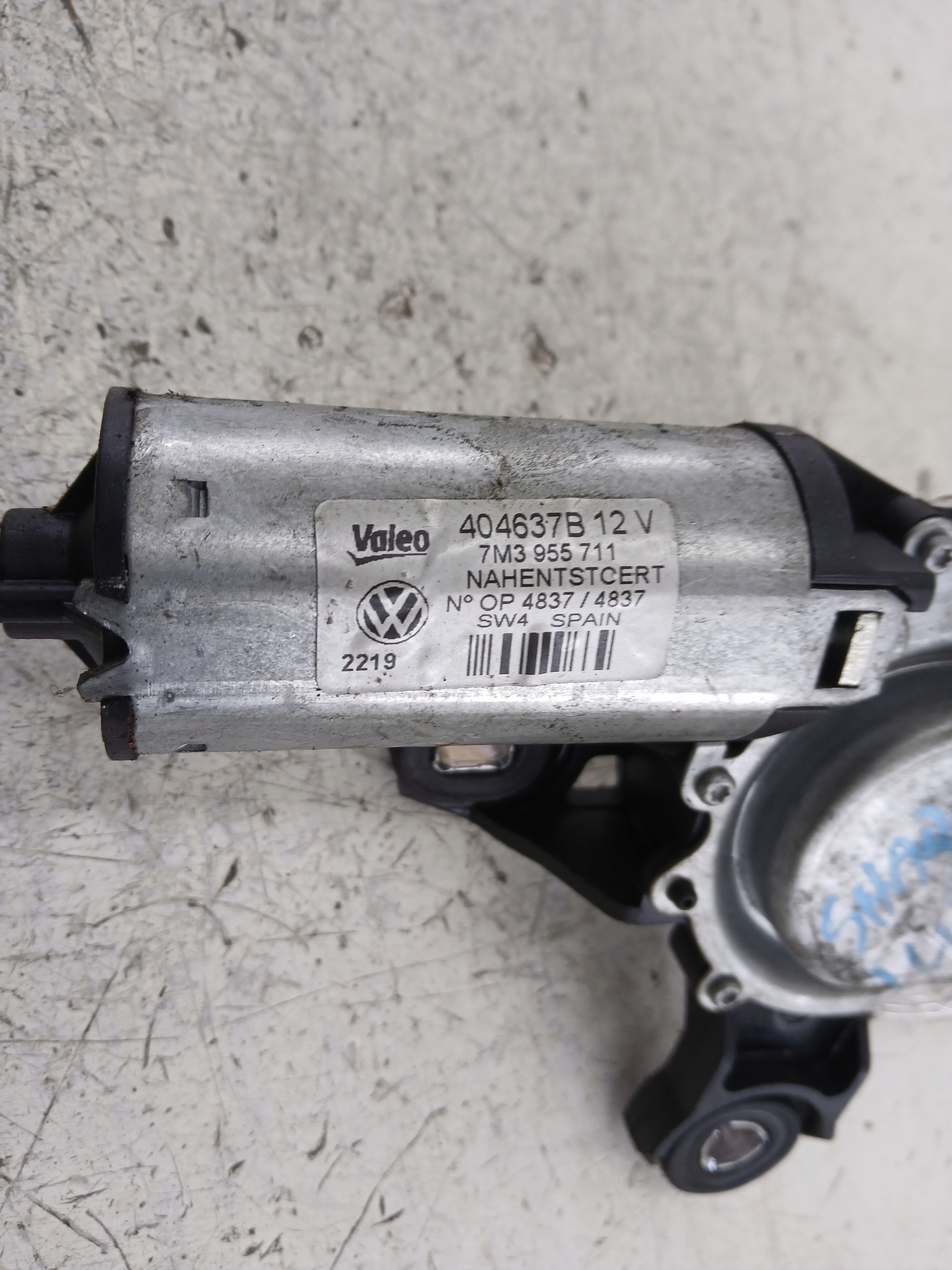 VW SHARAN I törlö far 7M3955711