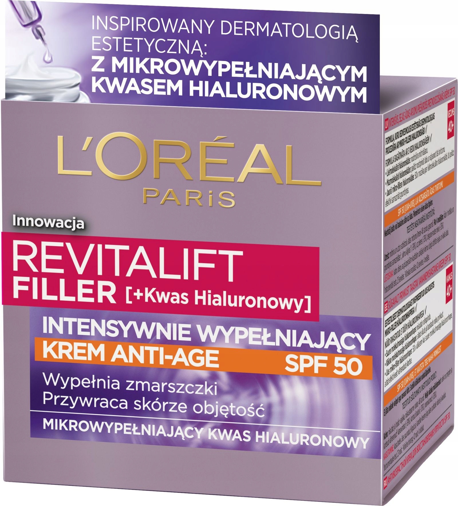 Loreal Revitalift Filler Krém Intenzivně Vyplňující Vrásky