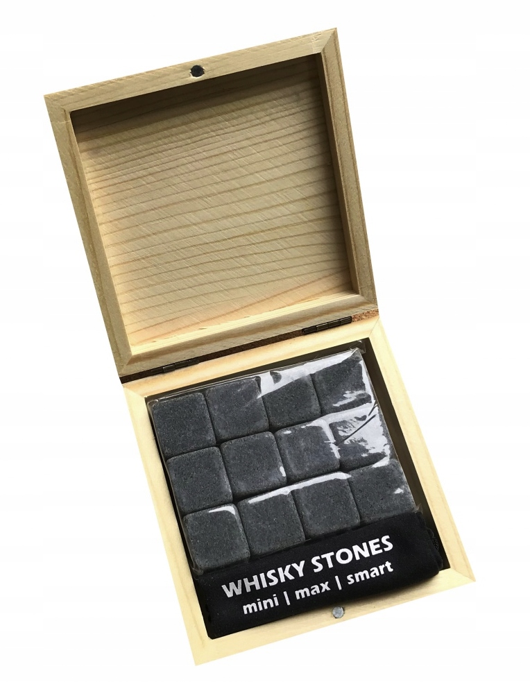 KAMIENIE LODOWE KOSTKI DO WHISKY STONES 12szt