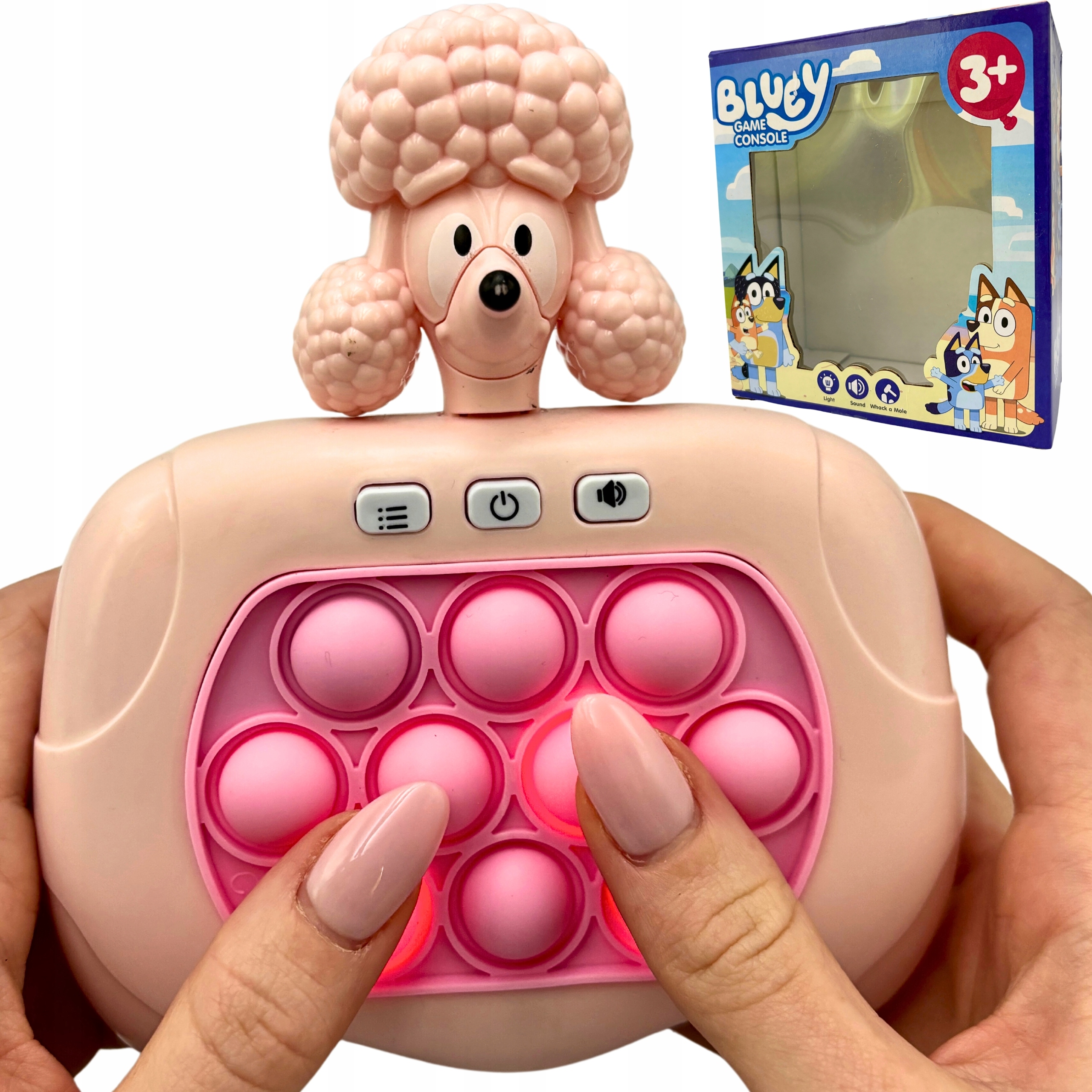 GRA POPIT ZRĘCZNOŚCIOWA POP IT ANTYSTRESOWA ELEKTRYCZNA