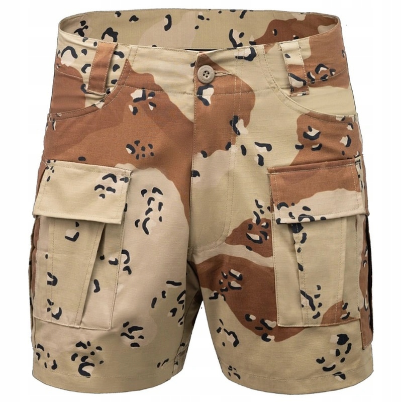 Pánské kraťasy vojenské kapsáče maskáčový Helikon-Tex Cargo Desert M
