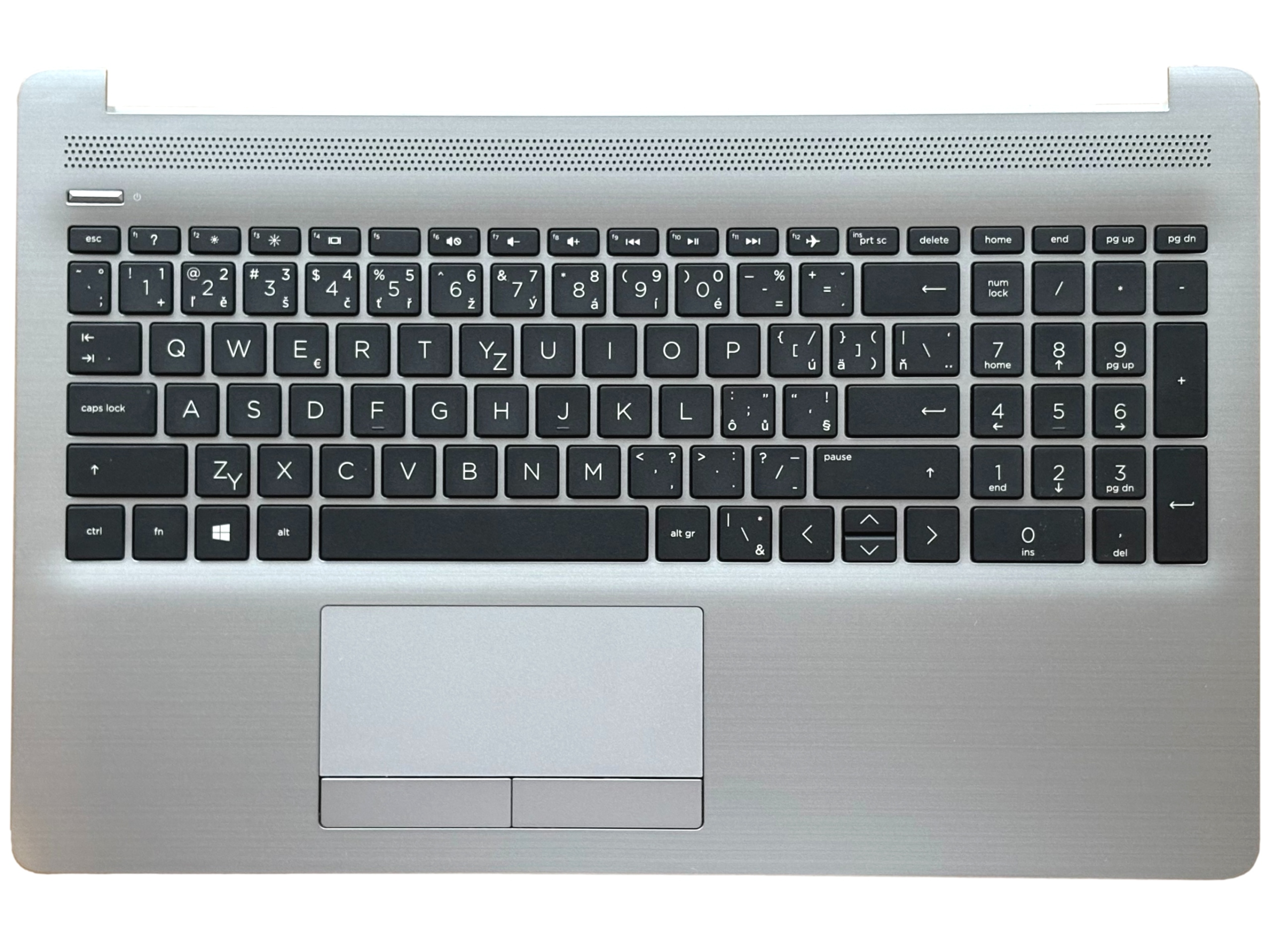 Palmrest Klávesnice Touchpad Hp 250 255 G7 15-DA 15-DB Originál Č