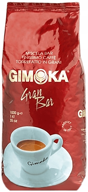 GIMOKA 1kg GRAN BAR кофе в зернах итальянский тип кофе черный