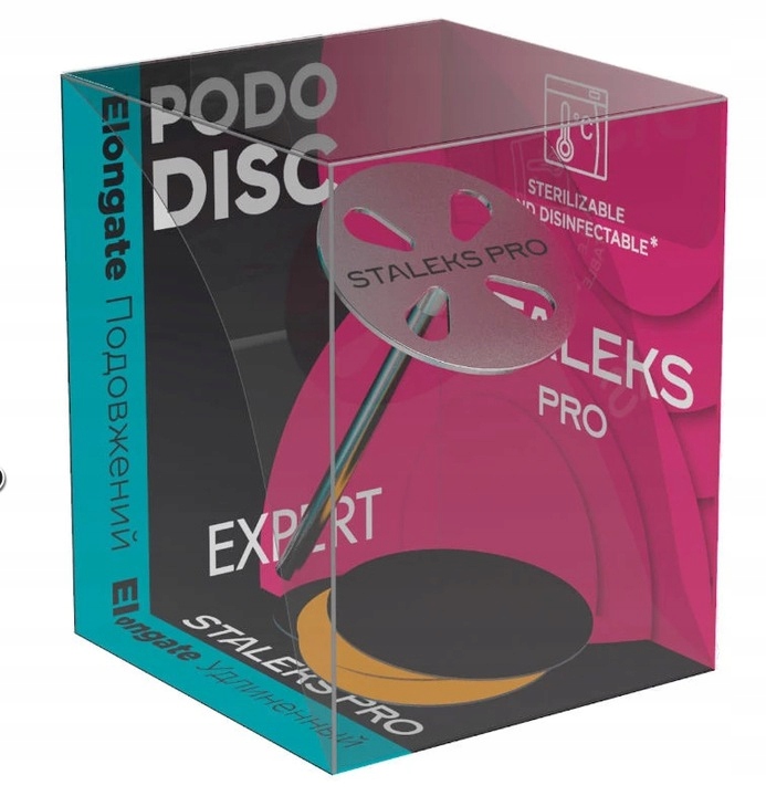 Pedikérský štít Staleks Pododisc 25 mm stříbrný