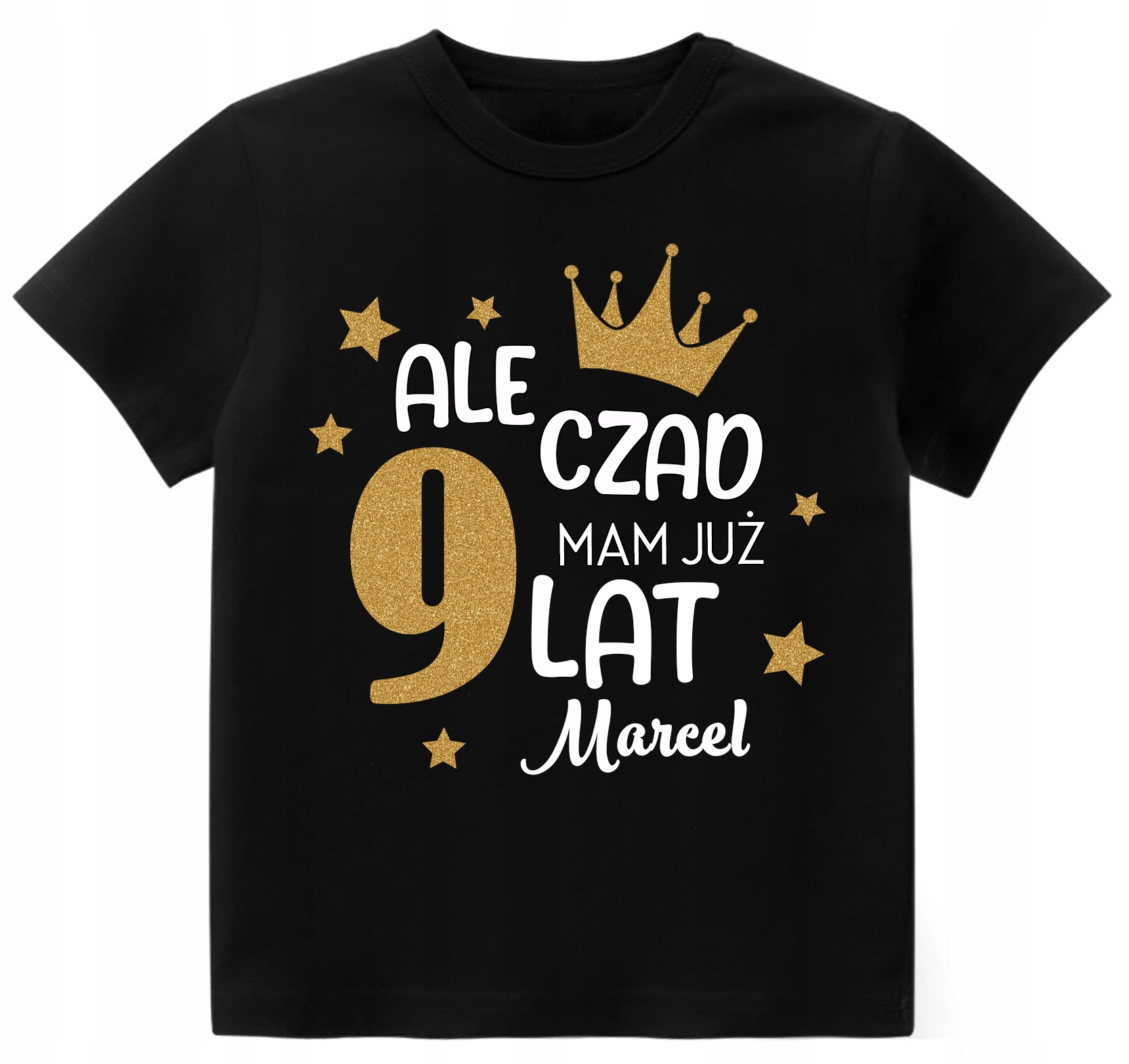 

Koszulka Urodziny Ale Czad Mam 9 Lat Brokat r. 140