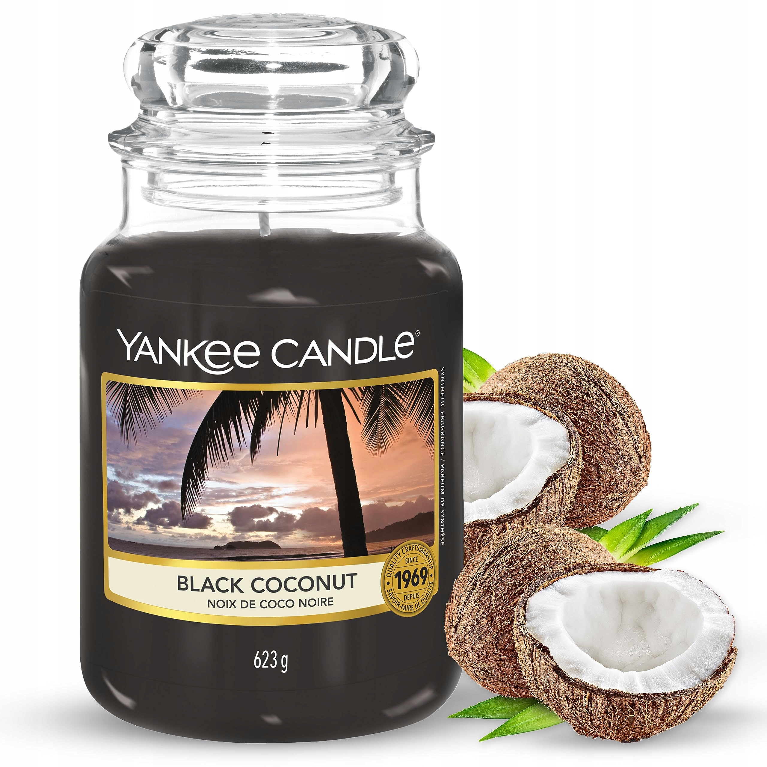 Vonná svíčka parafínová Black Coconut Yankee Candle 1 ks