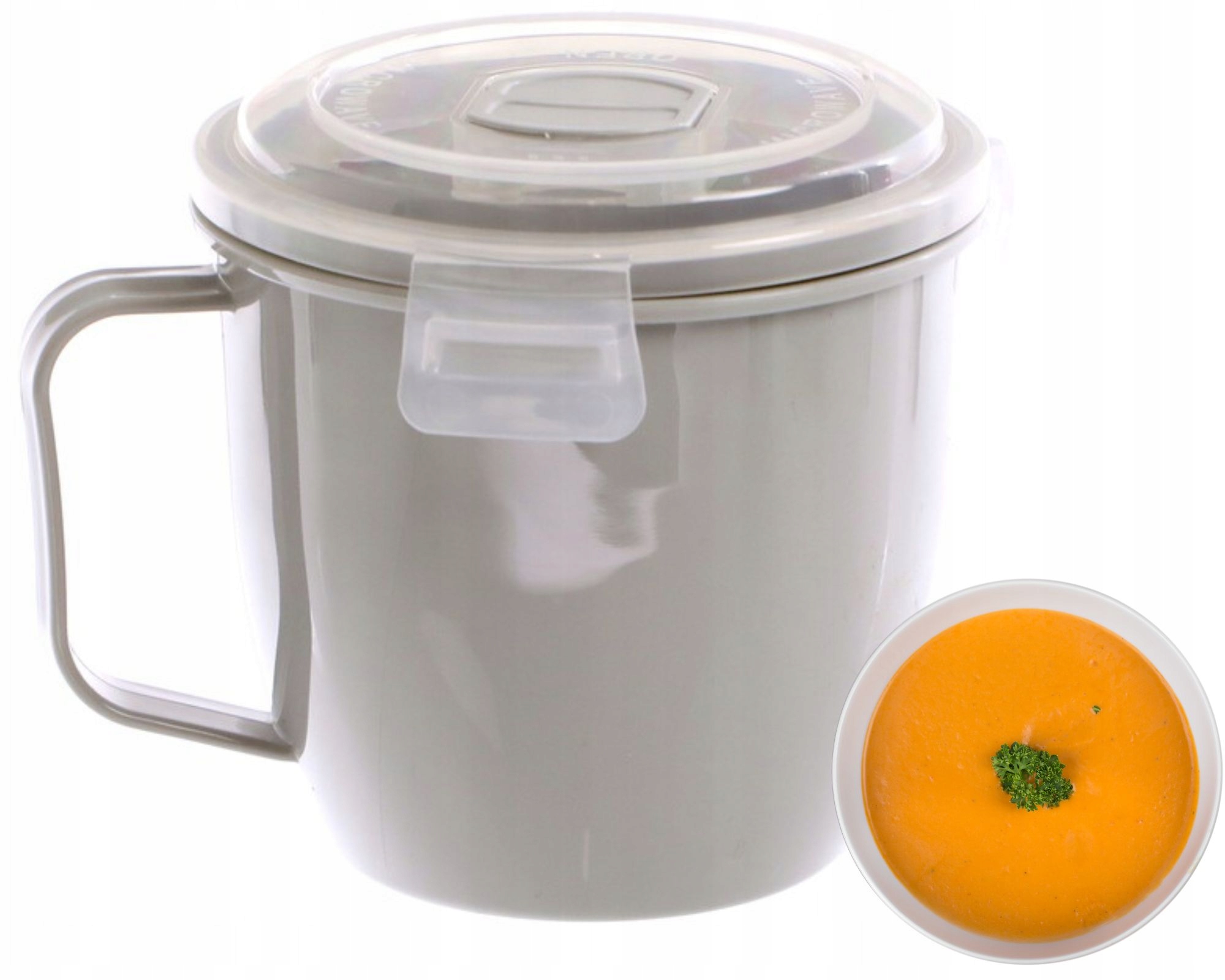 

Kubek Pojemnik Na Zupę Żywność Do Mikrofali 620ML
